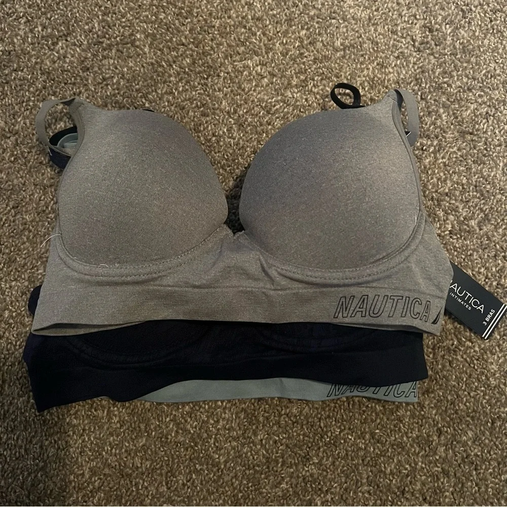 NÁUTICA 3PACK INTIMATES LOUNGE SIZE 34C BRAS